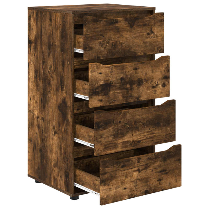 Opbevaringsskabe Røget eg 60 x 48 x 105 cm Konstrueret træ