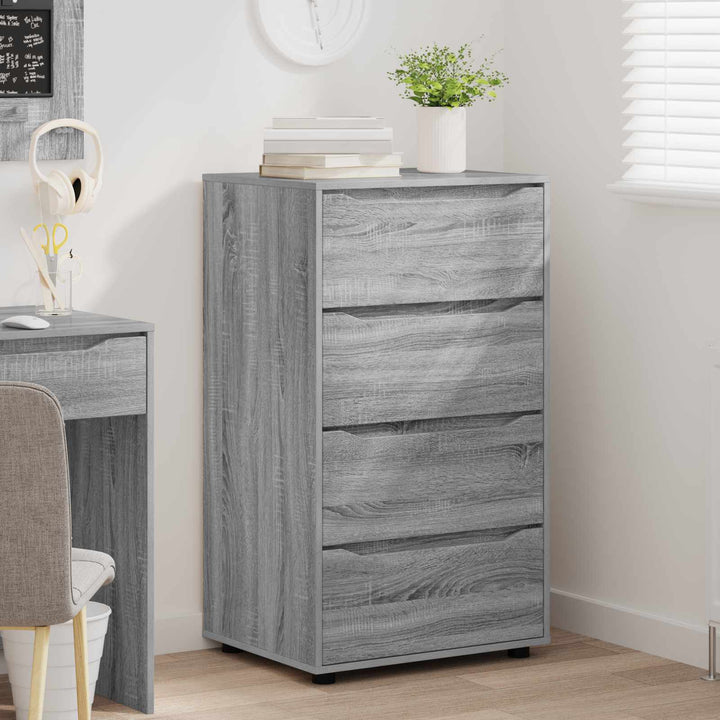 Opbevaringsskabe Grå Sonoma 60 x 48 x 105 cm Konstrueret træ