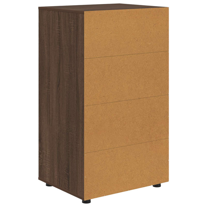 Opbevaringsskabe Brun eg 60 x 48 x 105 cm Konstrueret træ