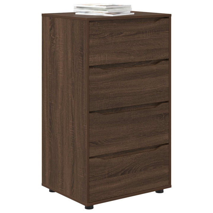 Opbevaringsskabe Brun eg 60 x 48 x 105 cm Konstrueret træ