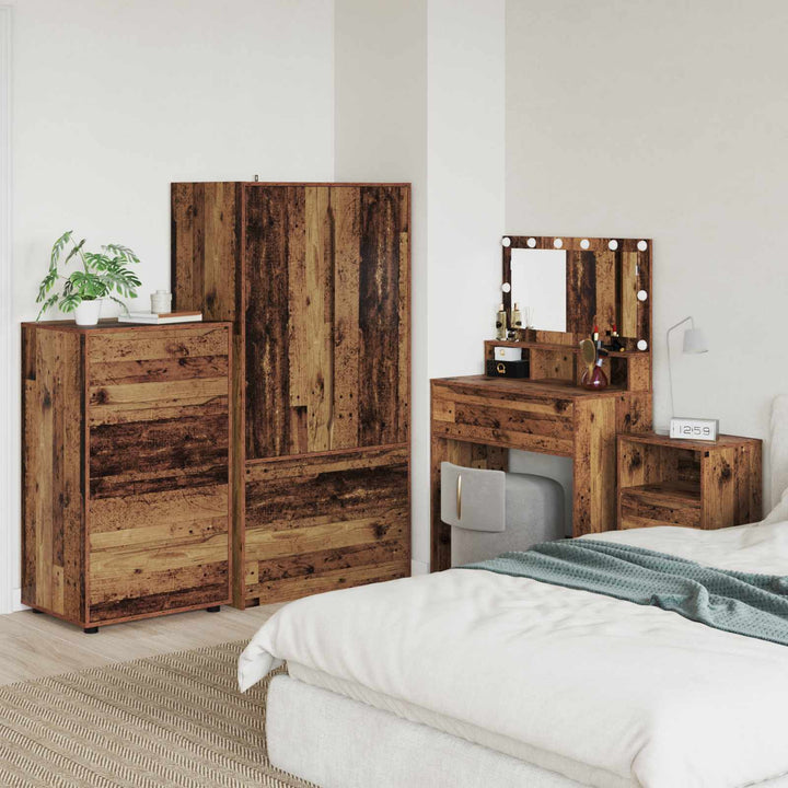 Opbevaringsskabe Gammelt træ 60 x 48 x 105 cm Konstrueret træ