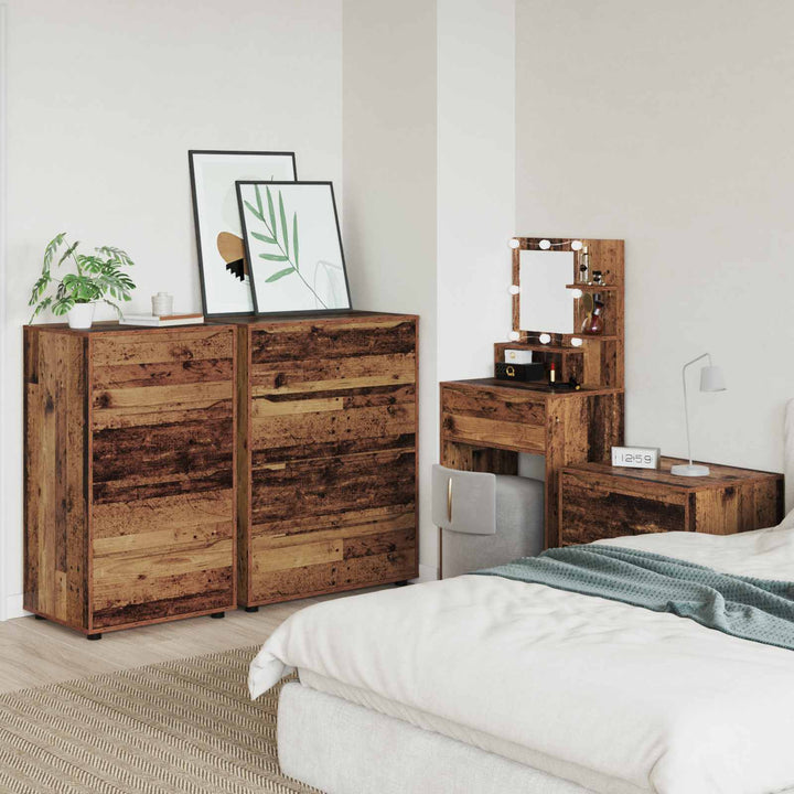 Opbevaringsskabe Gammelt træ 60 x 48 x 105 cm Konstrueret træ