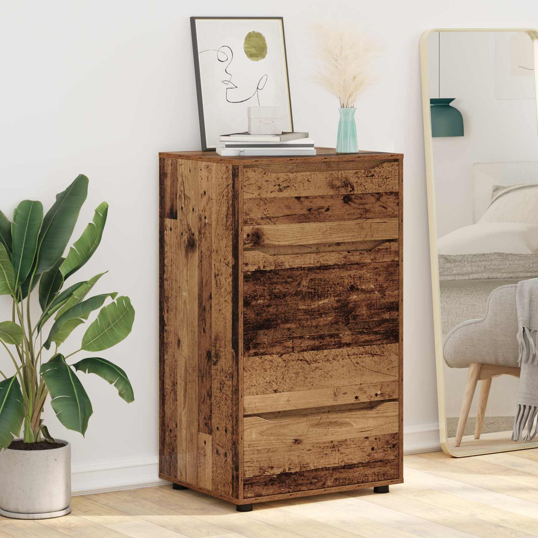 Opbevaringsskabe Gammelt træ 60 x 48 x 105 cm Konstrueret træ