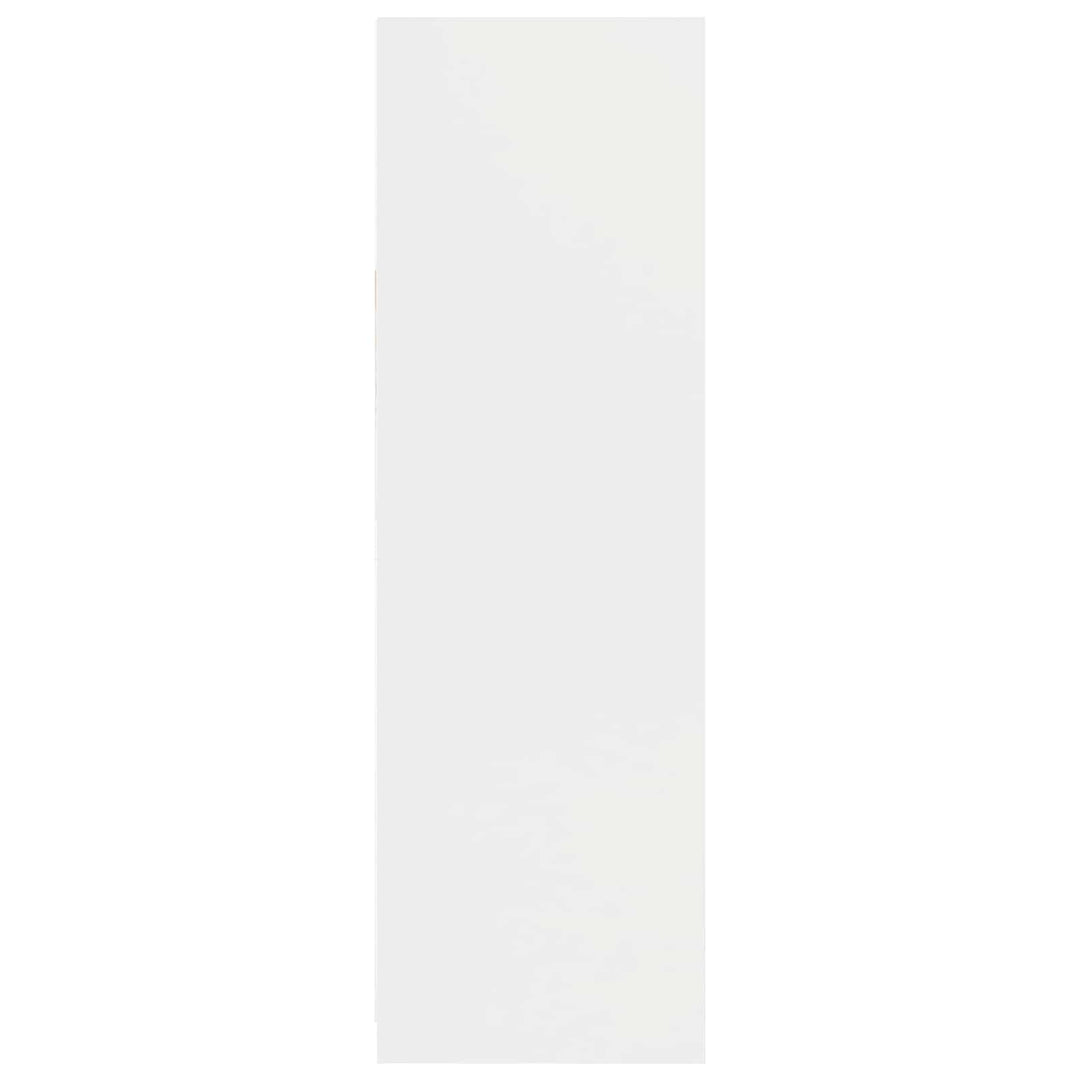 Garderobeskab med dør Hvid 79,5 x 49 x 156 cm Konstrueret træ