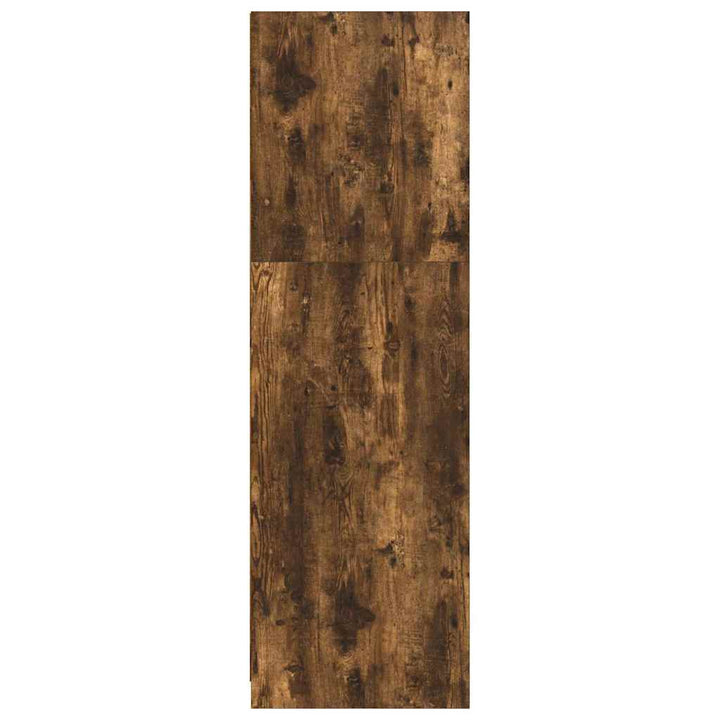 Garderobeskab Røget Eg 79,5 x 49 x 156 cm Konstrueret træ