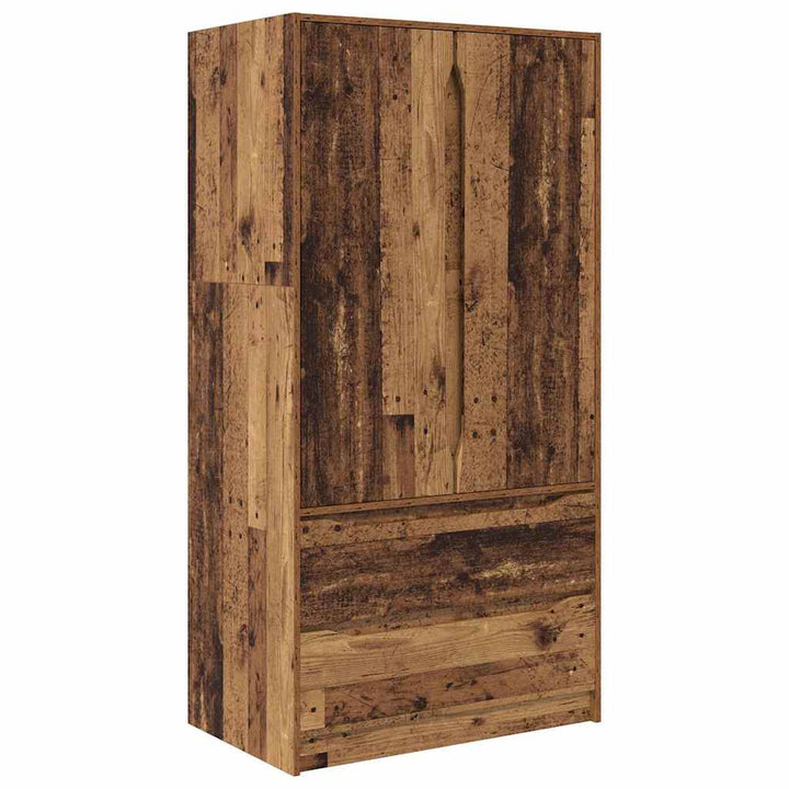 Garderobeskab Gammelt træ 79,5 x 49 x 156 cm Konstrueret træ