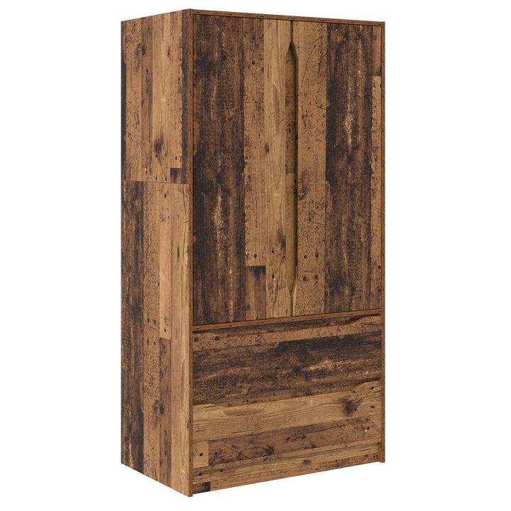 Garderobeskab Gammelt træ 79,5 x 49 x 156 cm Konstrueret træ