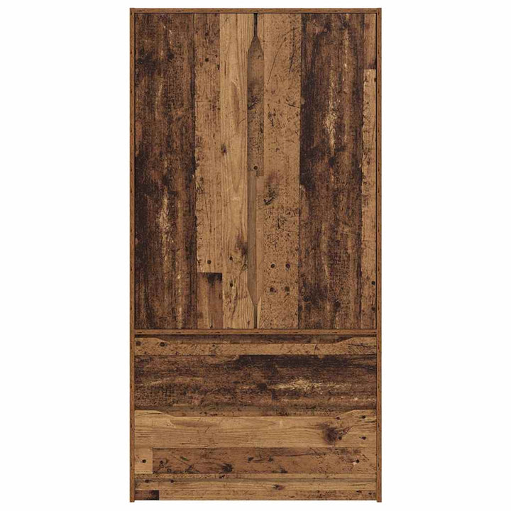 Garderobeskab Gammelt træ 79,5 x 49 x 156 cm Konstrueret træ