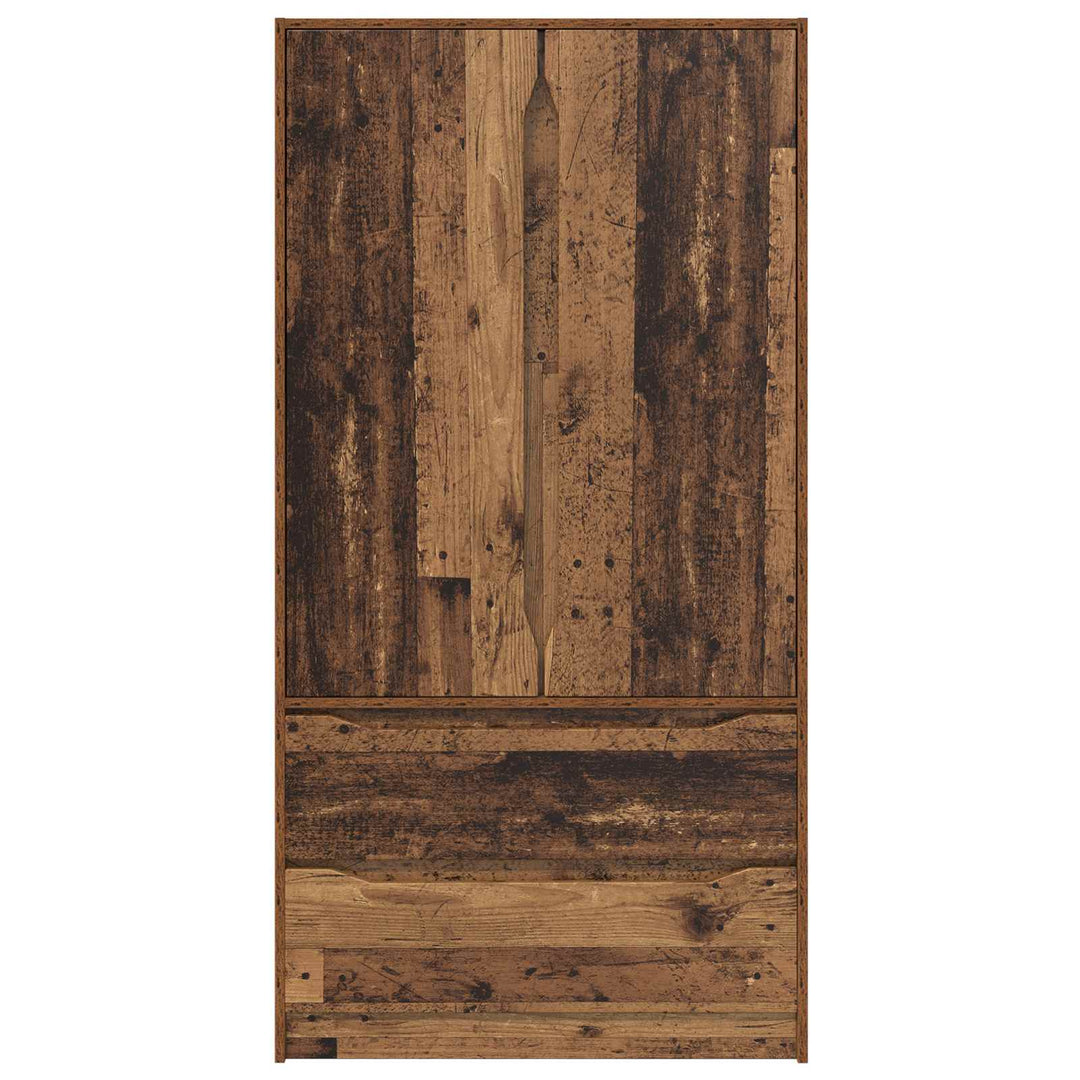 Garderobeskab Gammelt træ 79,5 x 49 x 156 cm Konstrueret træ