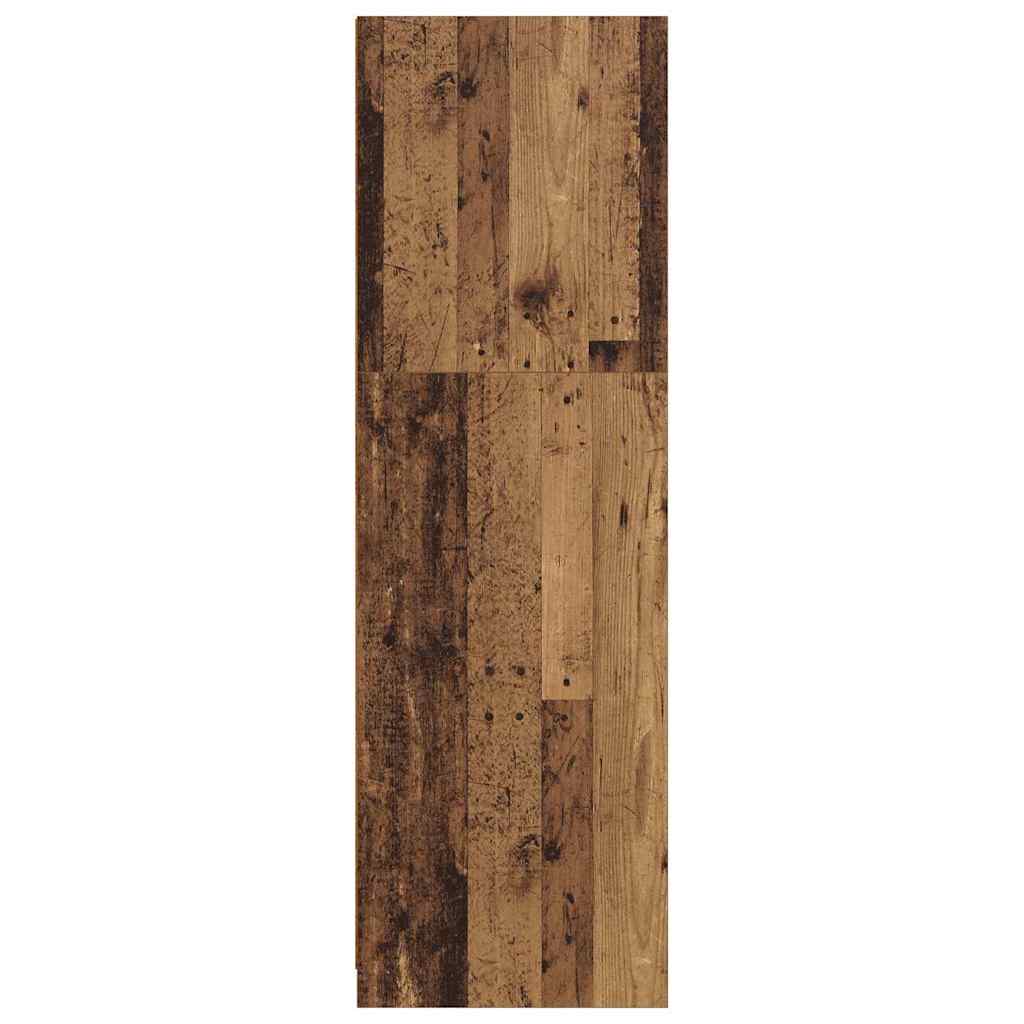 Garderobeskab Gammelt træ 79,5 x 49 x 156 cm Konstrueret træ