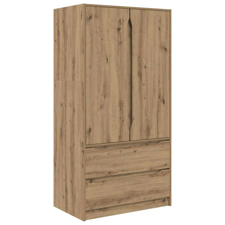Garderobeskab Artisan Eg 79,5 x 49 x 156 cm Konstrueret træ