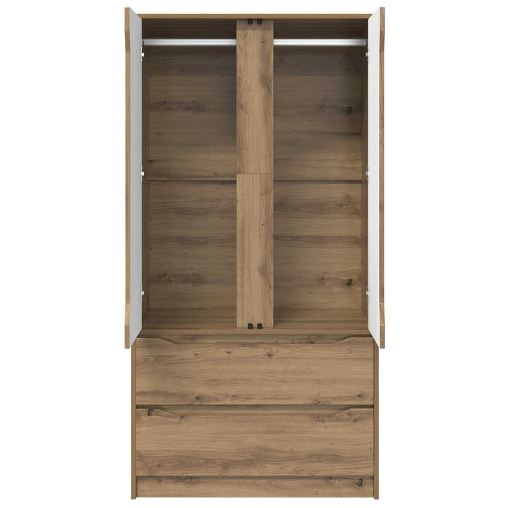 Garderobeskab Artisan Eg 79,5 x 49 x 156 cm Konstrueret træ