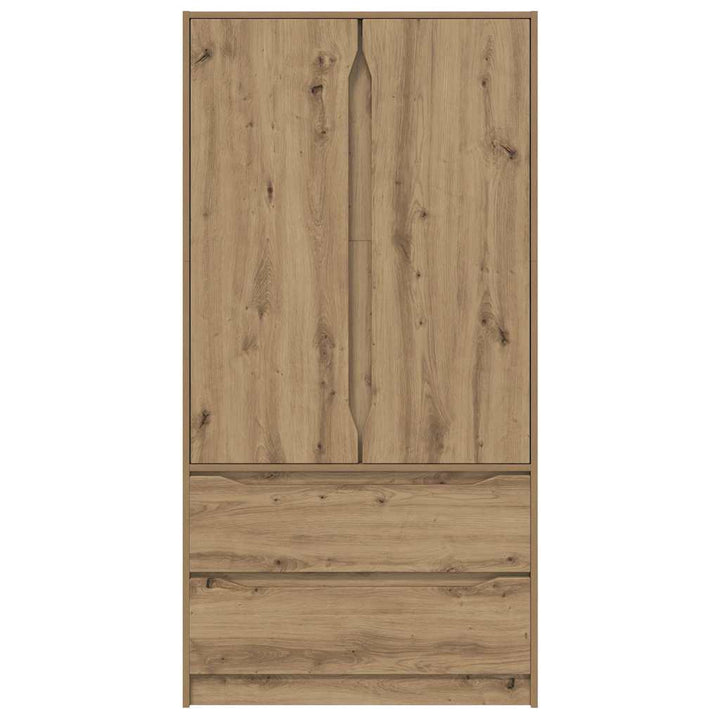 Garderobeskab Artisan Eg 79,5 x 49 x 156 cm Konstrueret træ