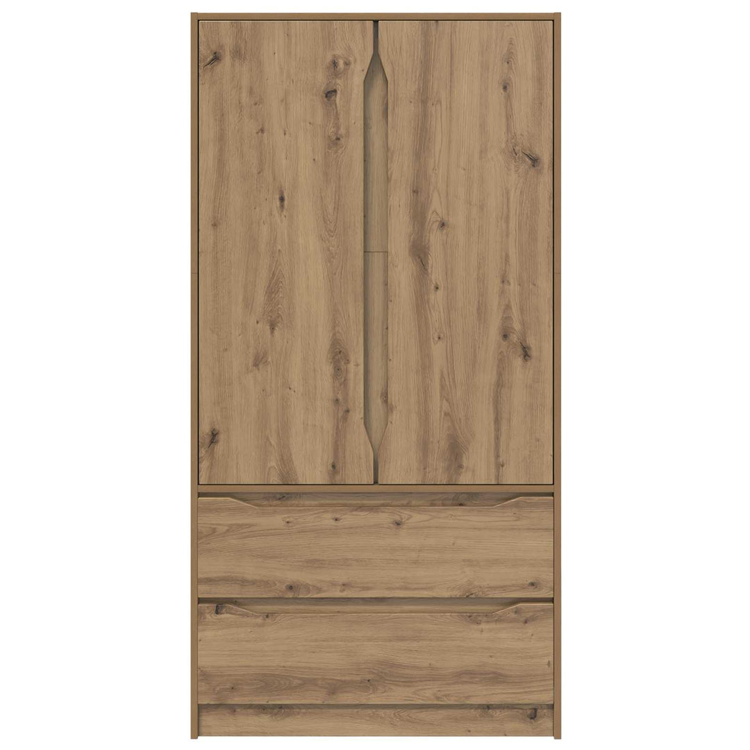 Garderobeskab Artisan Eg 79,5 x 49 x 156 cm Konstrueret træ