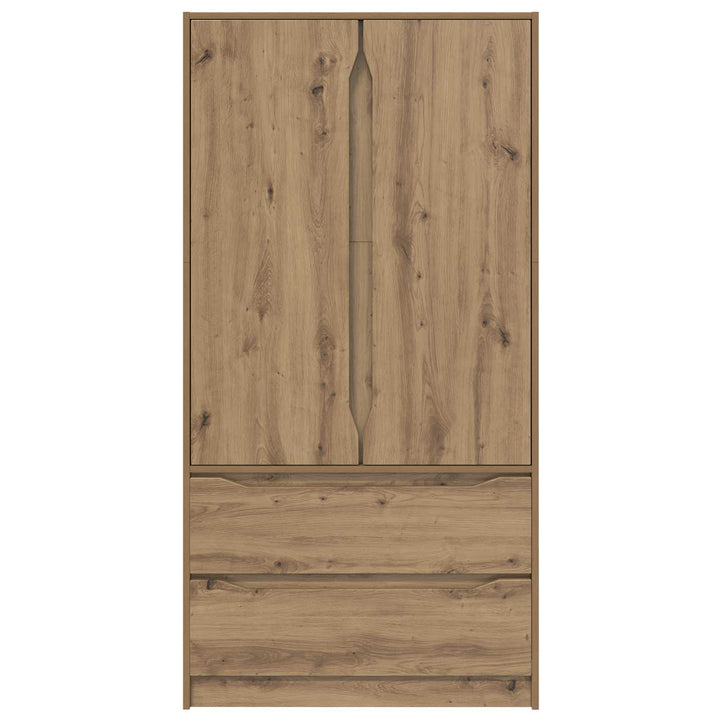 Garderobeskab Artisan Eg 79,5 x 49 x 156 cm Konstrueret træ