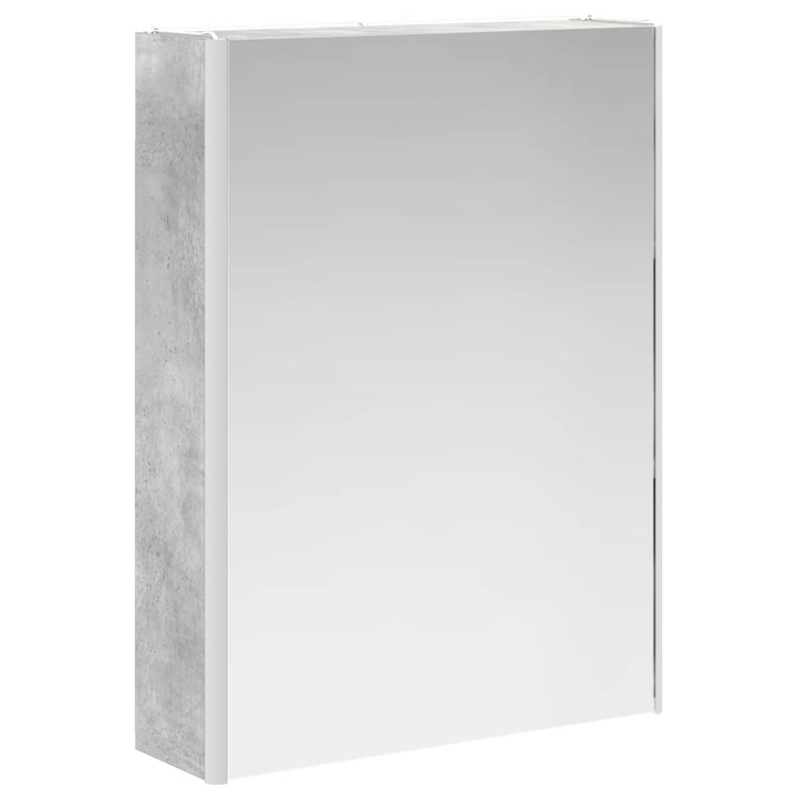 Badeværelsesskabsæt 5 pcs Betongrå 53 x 15,5 x 70 cm