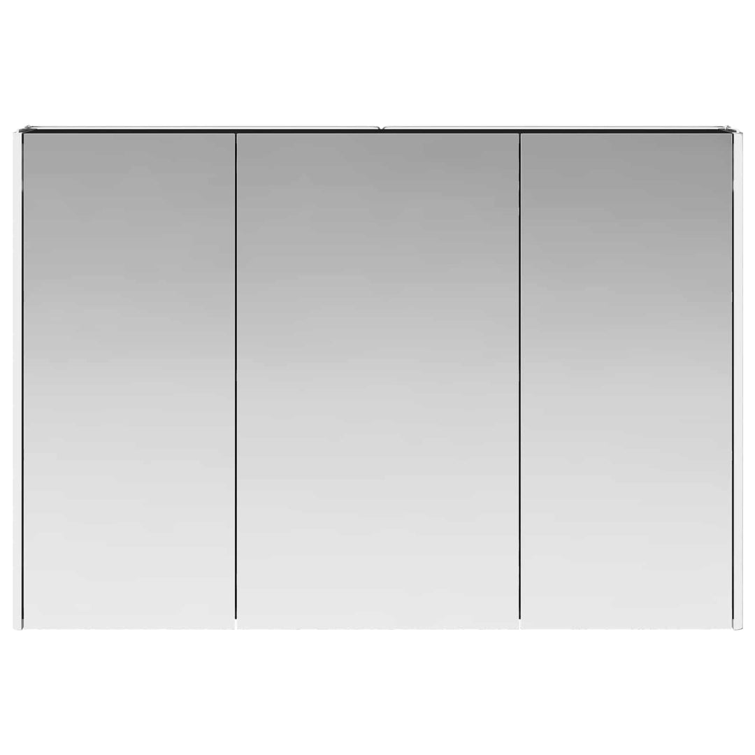 Badeværelsesmøbel sæt 4 pcs Sort eg Konstrueret træ og glas