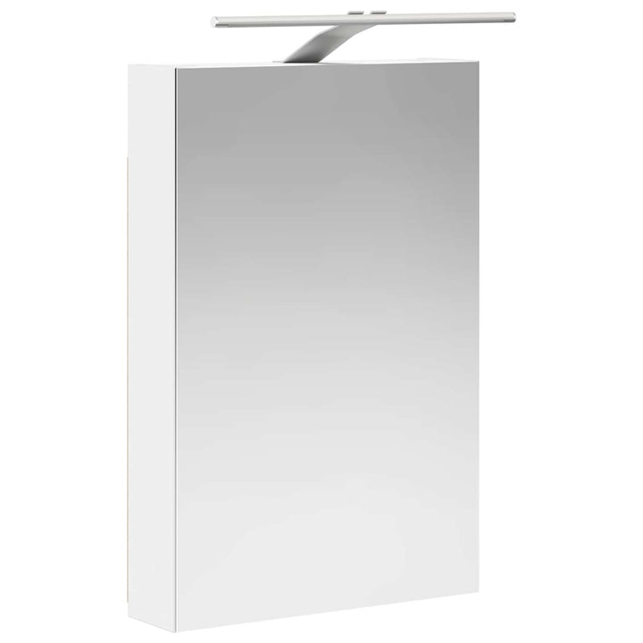 Badeværelsesskabsæt 5 pcs Hvid 40 x 10,5 x 60,5 cm
