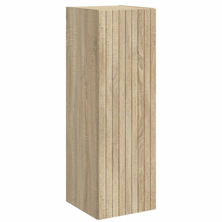 Badeværelsesskabsæt 5 pcs Sonoma-eg 43 x 16 x 62,5 cm