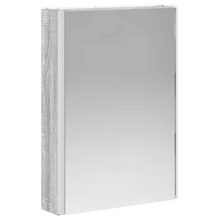 Badeværelsesskabsæt 5 pcs Grå Sonoma 43 x 11,5 x 60,5 cm