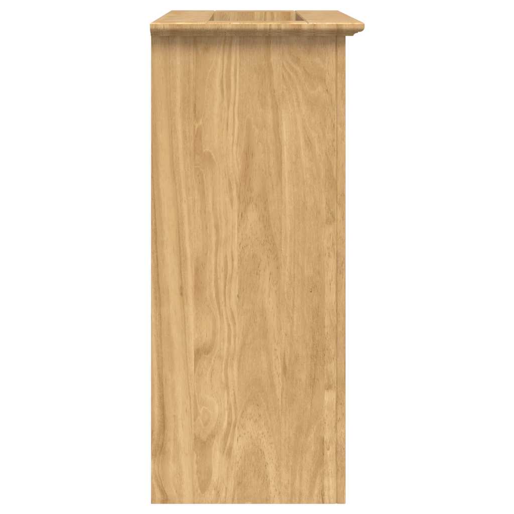 Badeværelsesskab med dør BODO Honningbrun 70 x 35 x 80 cm