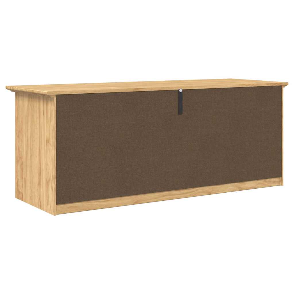 Garderobebænk BODO Honningbrun 118 x 40 x 50 cm Konstrueret træ