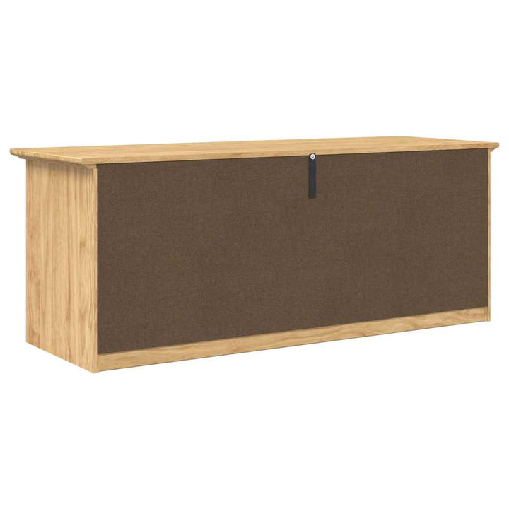 Garderobebænk BODO Honningbrun 118 x 40 x 50 cm Konstrueret træ