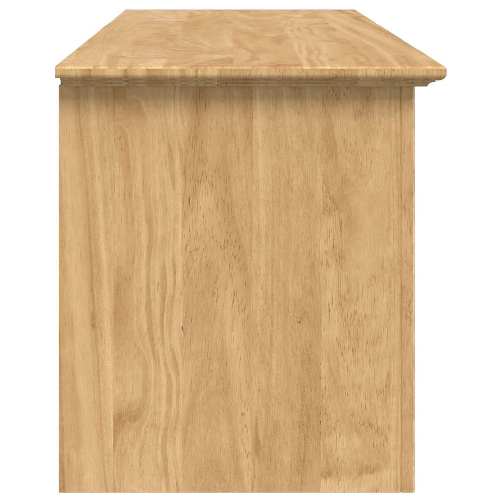 Garderobebænk BODO Honningbrun 118 x 40 x 50 cm Konstrueret træ