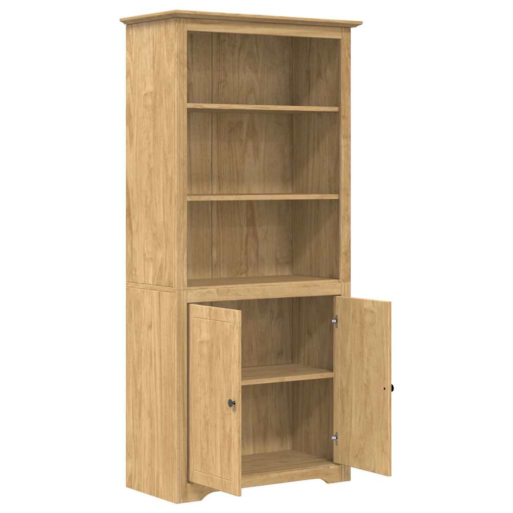 Bogreol BODO Honningbrun 82 x 40 x 173 cm Konstrueret træ