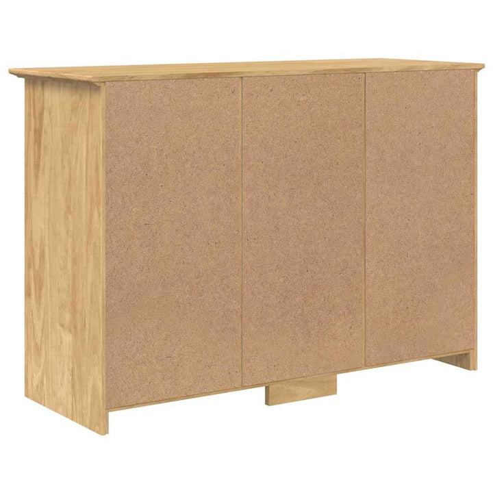 Sideboard BODO Honningbrun 115,5 x 44 x 80 cm Konstrueret træ