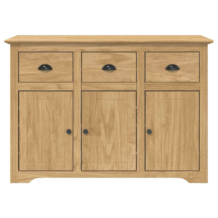 Sideboard BODO Honningbrun 115,5 x 44 x 80 cm Konstrueret træ