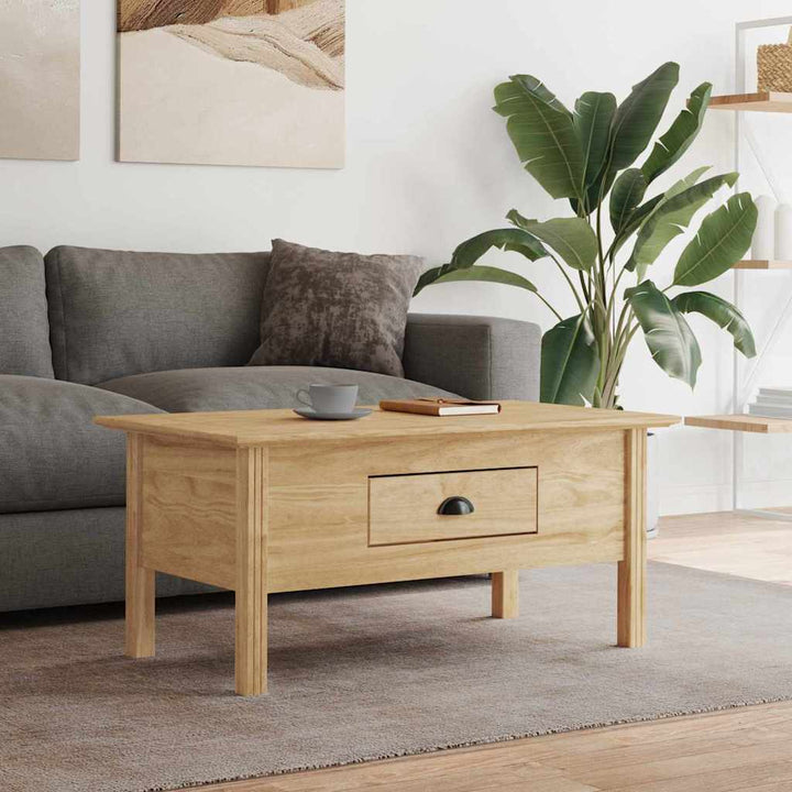 Sofabord BODO Honningbrun 100 x 55 x 45,8 cm Konstrueret træ