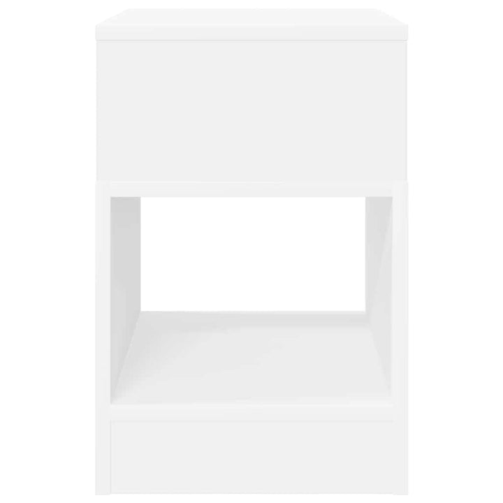 Endebord Hvid 30,5 x 30 x 45 cm Konstrueret træ