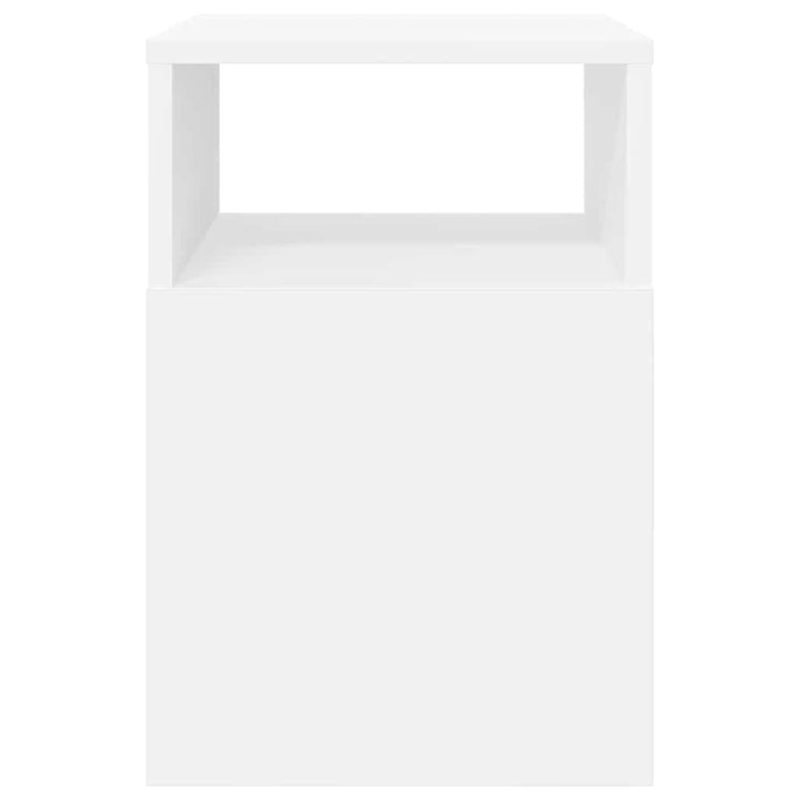 Endebord Hvid 30,5 x 30 x 45 cm Konstrueret træ