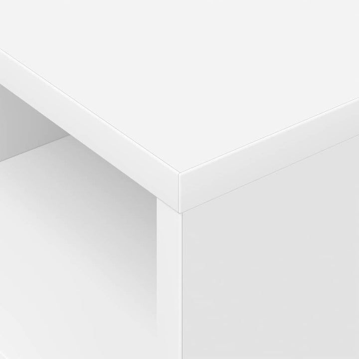Endebord 2 pcs Hvid 30,5 x 30 x 45 cm Konstrueret træ