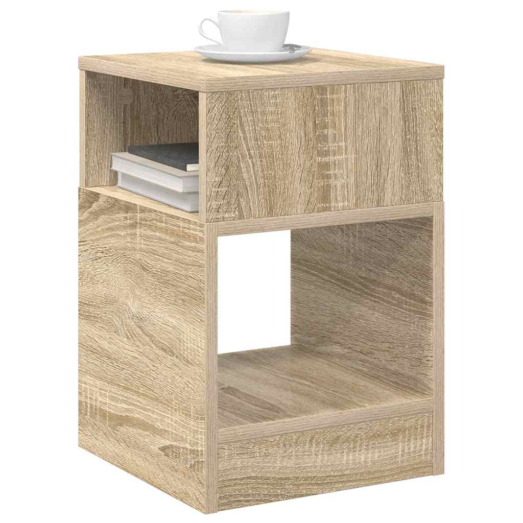 Endebord Sonoma eg 30,5 x 30 x 45 cm Konstrueret træ