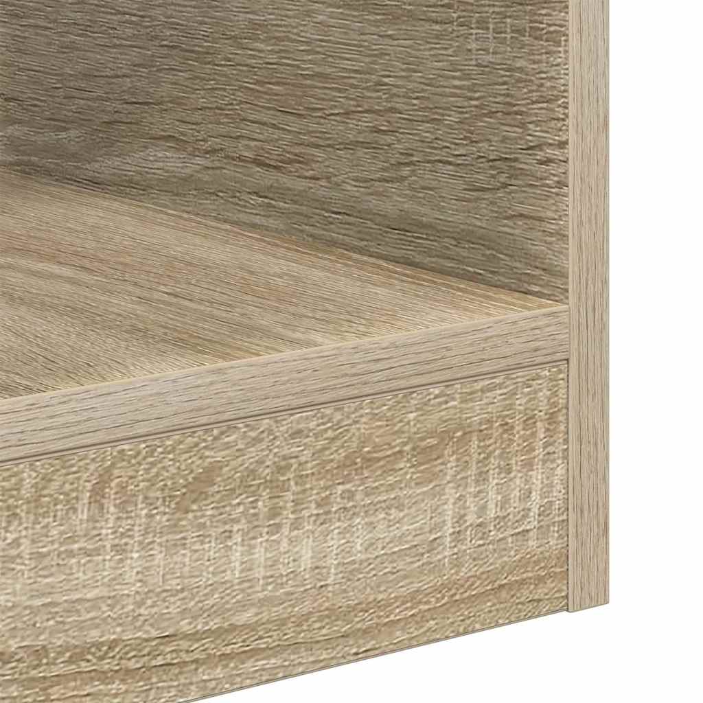 Endebord 2 stk. Sonoma eg 30,5 x 30 x 45 cm Konstrueret træ