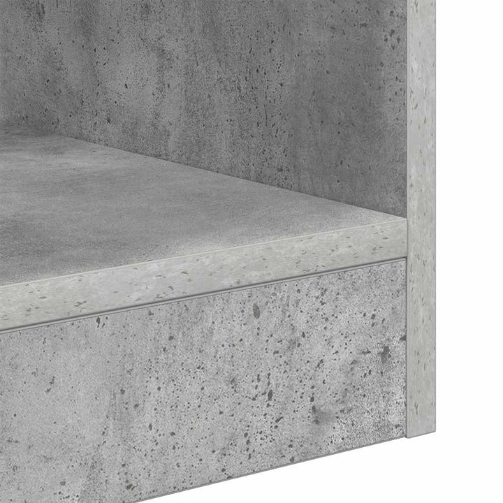 Endebord Beton Grå 30,5 x 30 x 45 cm Konstrueret træ