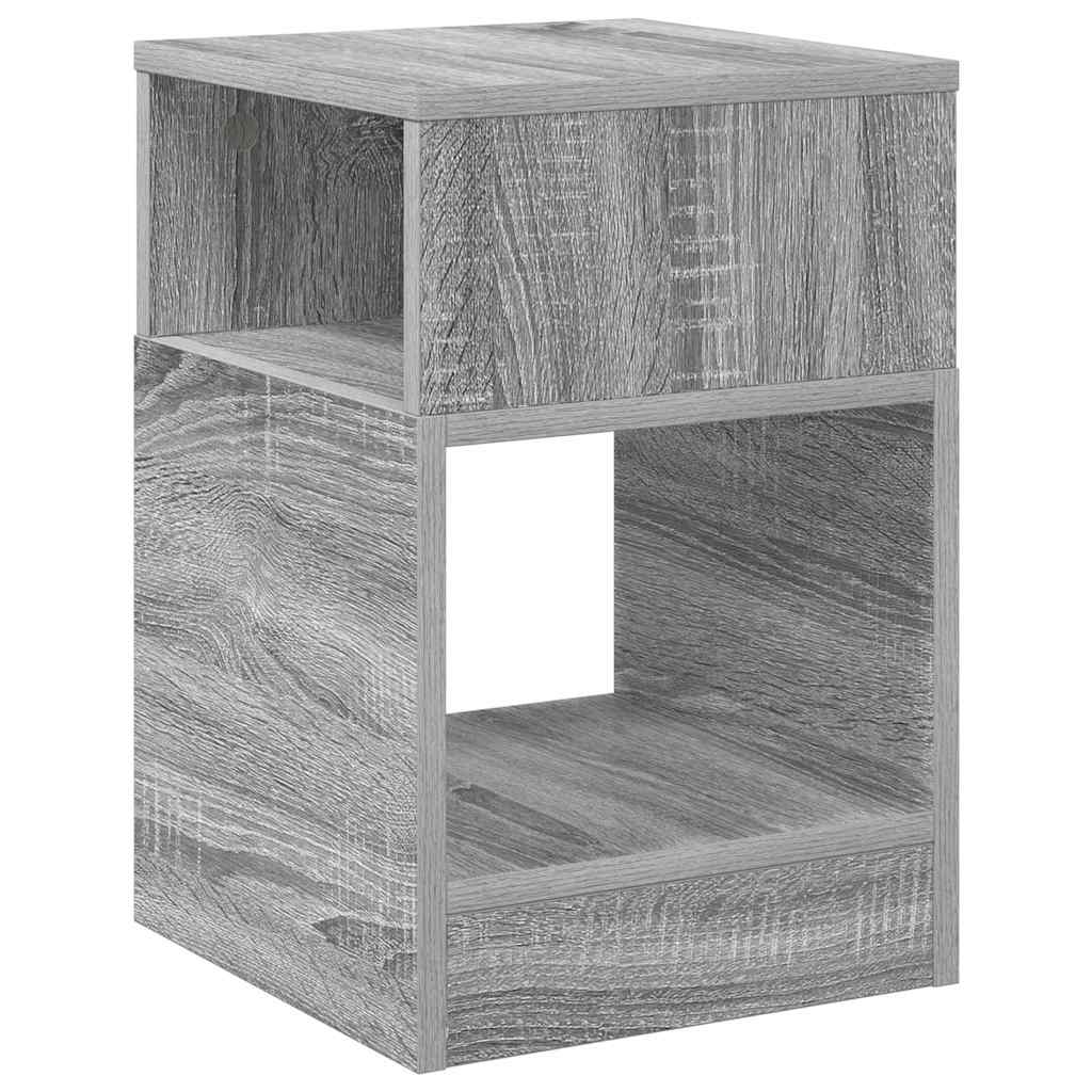 Endebord Grå Sonoma 30,5 x 30 x 45 cm Konstrueret træ