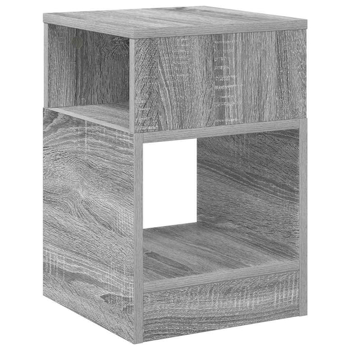 Endebord Grå Sonoma 30,5 x 30 x 45 cm Konstrueret træ