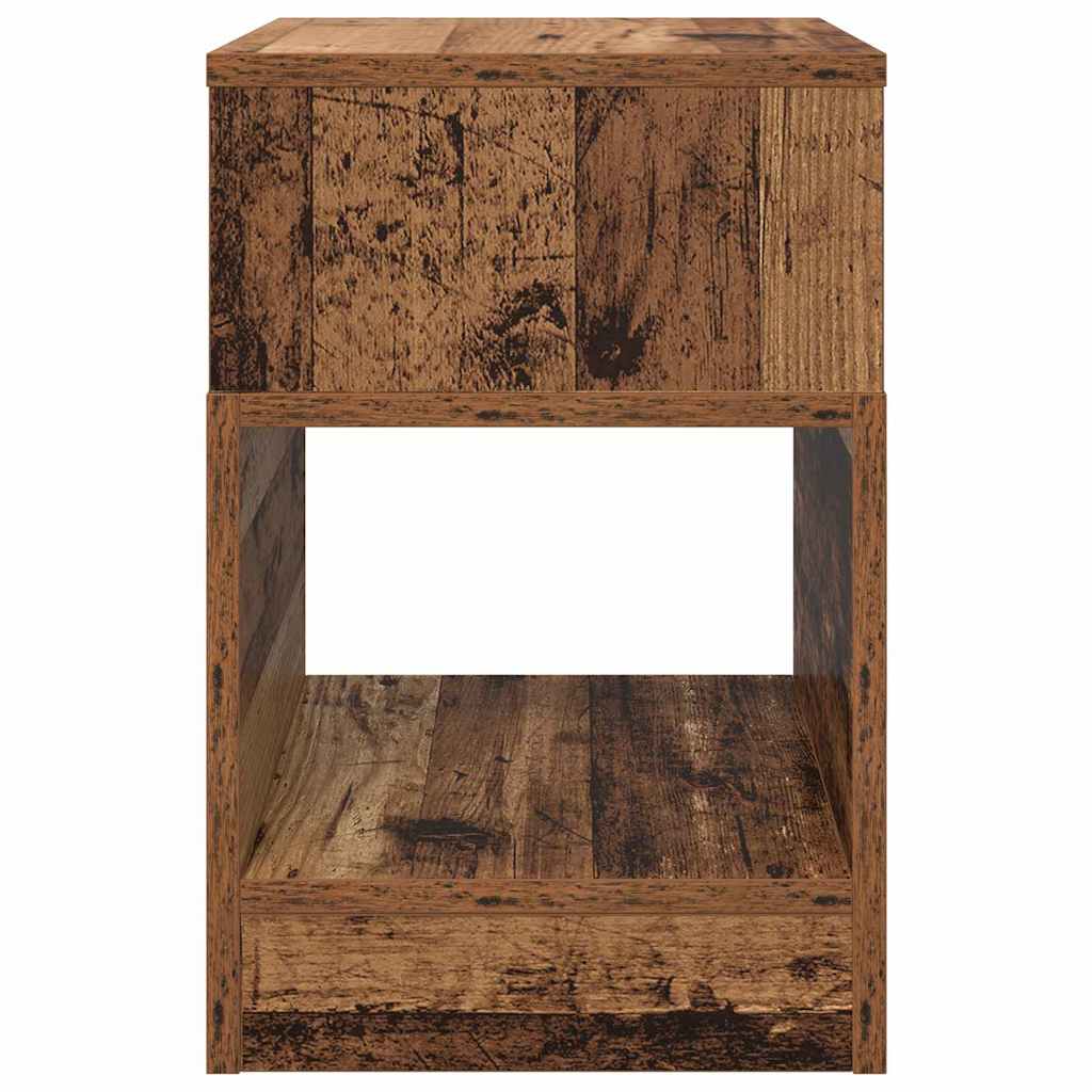 Endebord Gammelt træ 30,5 x 30 x 45 cm Konstrueret træ