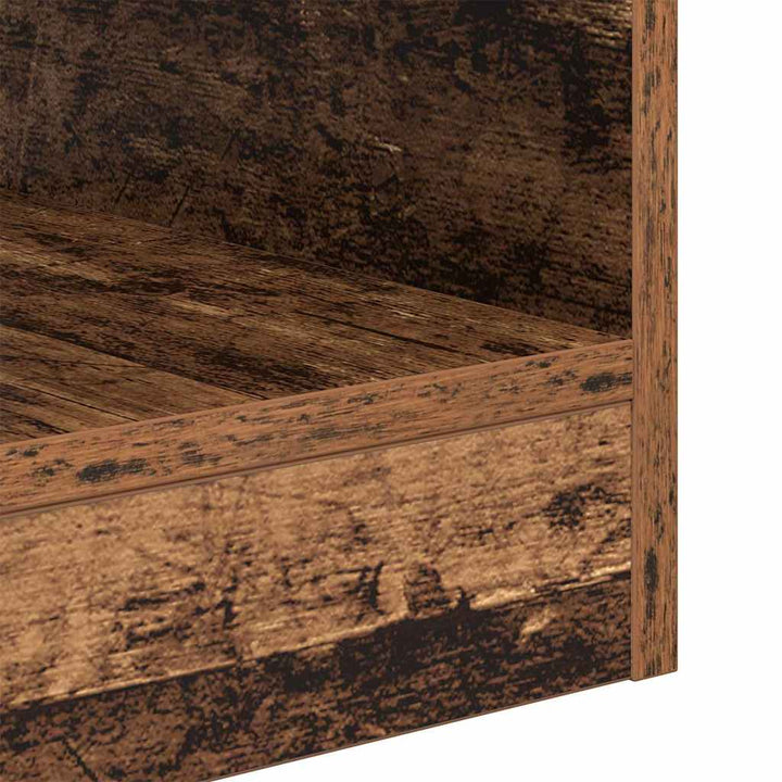 Endebord 2 pcs Gammelt træ 30,5 x 30 x 45 cm Konstrueret træ