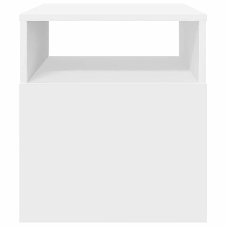 Endebord Hvid 40,5 x 40 x 45 cm Konstrueret træ