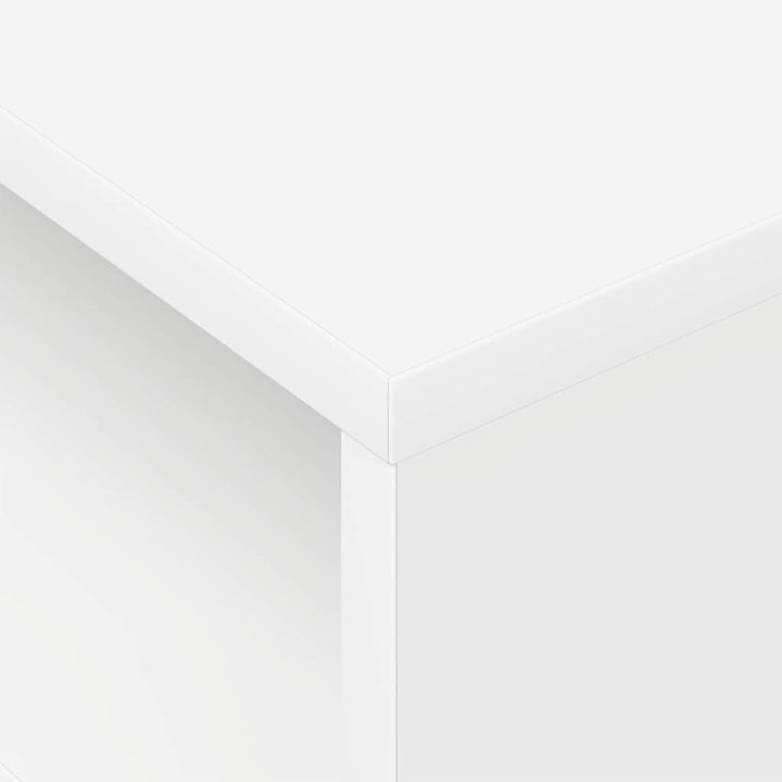 Endebord 2 pcs Hvid 40,5 x 40 x 45 cm Konstrueret træ
