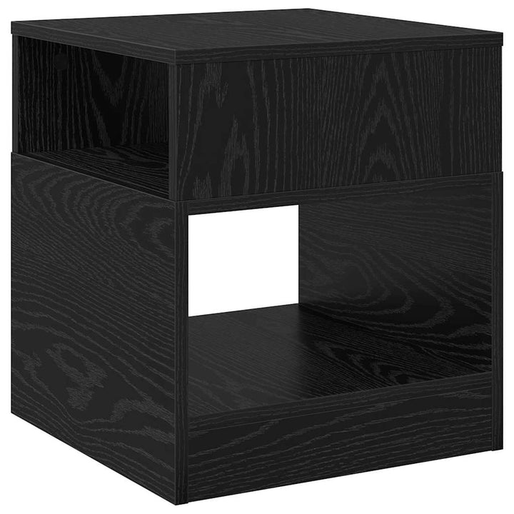 Endebord Sort eg 40,5 x 40 x 45 cm Konstrueret træ