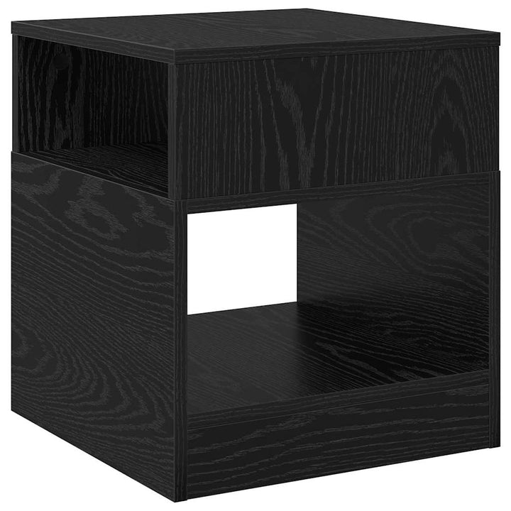 Endebord Sort eg 40,5 x 40 x 45 cm Konstrueret træ