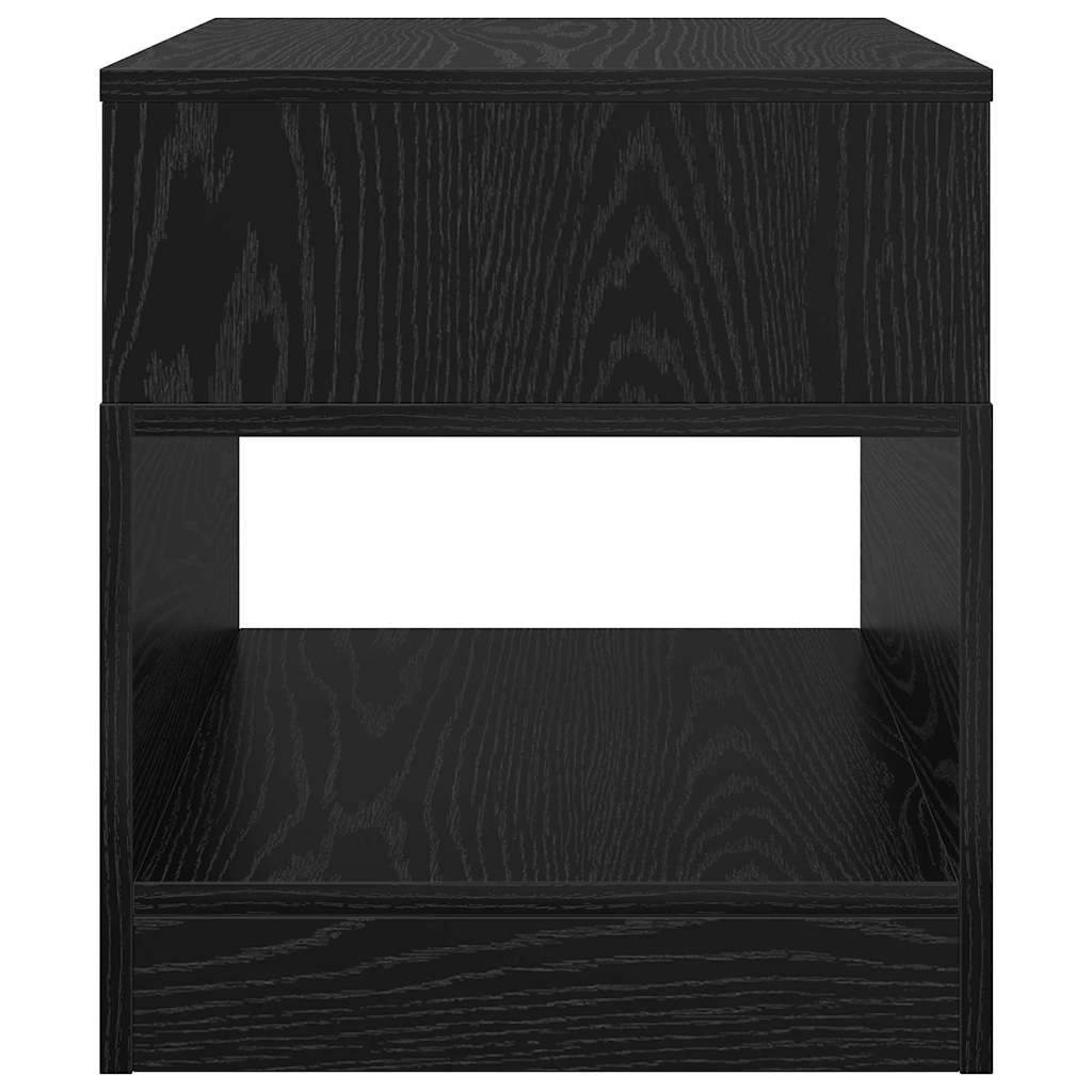 Endebord Sort eg 40,5 x 40 x 45 cm Konstrueret træ