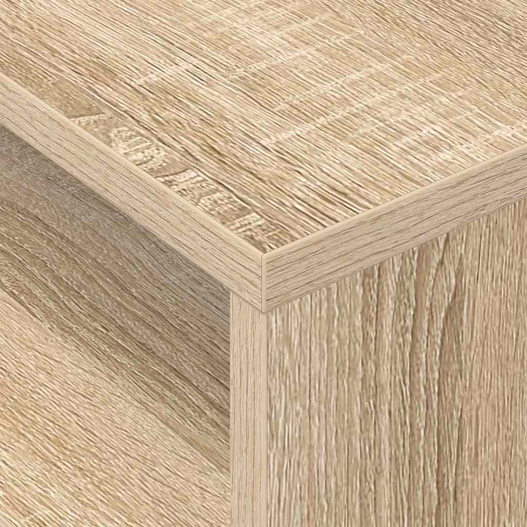 Endebord 2 pcs Sonoma eg 40,5 x 40 x 45 cm Konstrueret træ