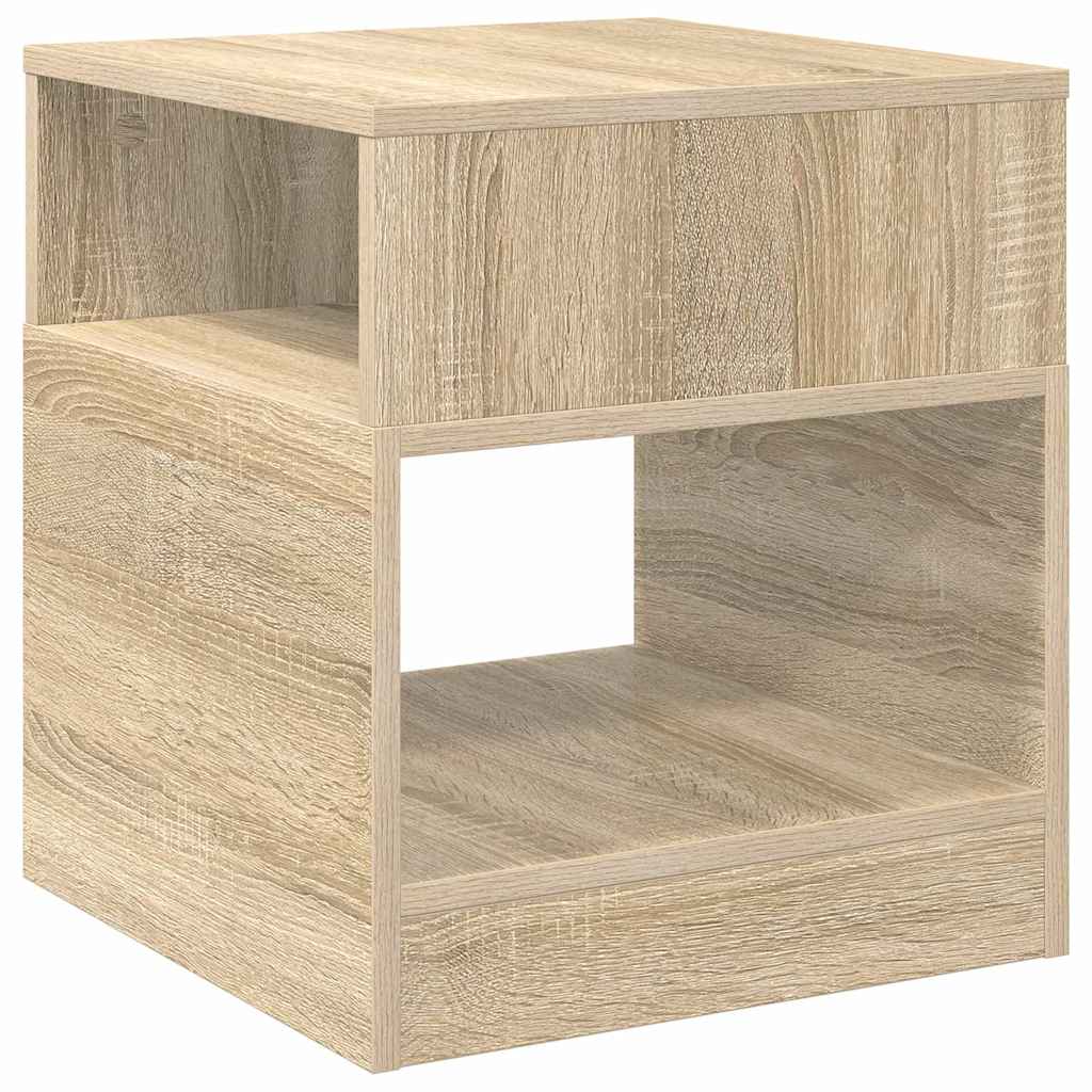 Endebord 2 pcs Sonoma eg 40,5 x 40 x 45 cm Konstrueret træ