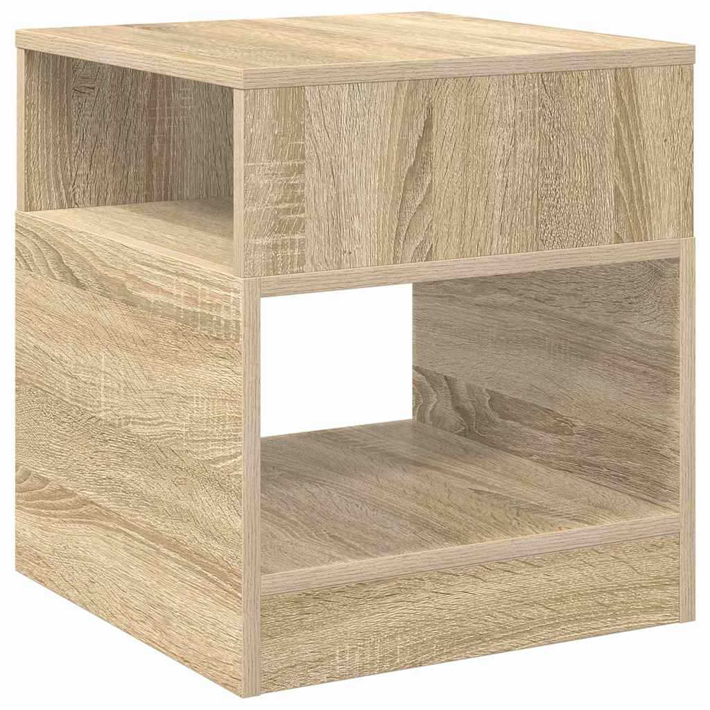 Endebord 2 pcs Sonoma eg 40,5 x 40 x 45 cm Konstrueret træ